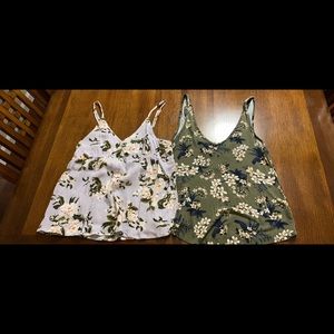 Floral tank tops